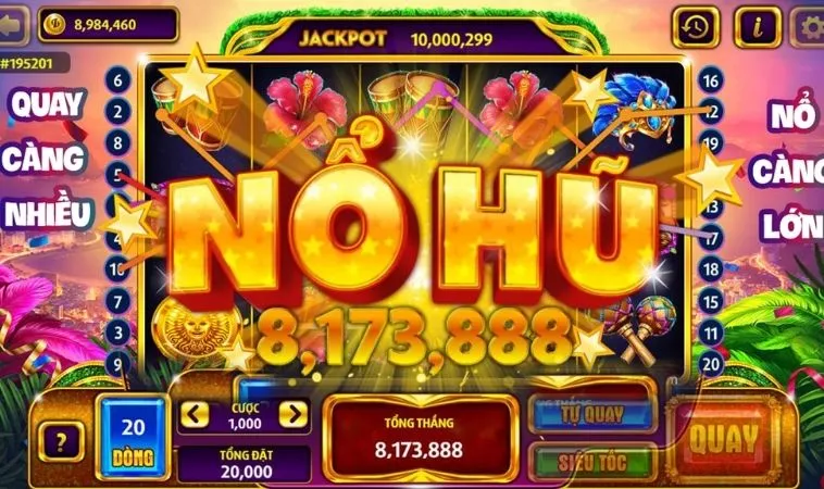 Chơi Nổ Hũ F168 nhận thưởng cực khủng từ nhà cái