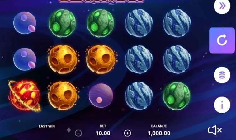 Nổ Hũ Vũ Trụ F168: Hành Trình Săn Jackpot Đỉnh Cao Trong Không Gian 2 Giao diện chơi Nổ Hũ Vũ Trụ tại F168