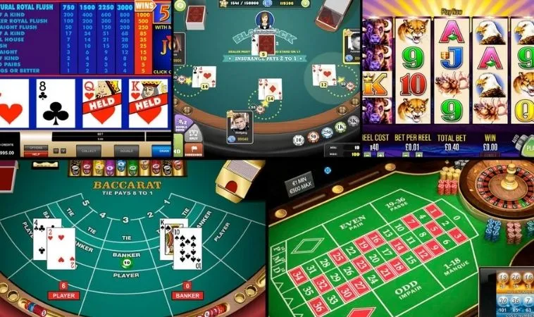 Sảnh Casino Online F168 cung cấp đa dạng các game bài để tham gia 